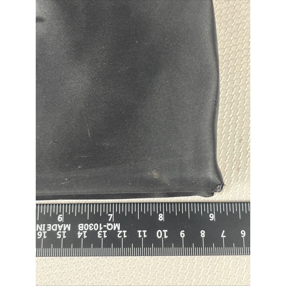Classy Vintage Madane USA 1940s Clutch Black Satin bag, Gold hardware Pristine - Picture 11 of 14